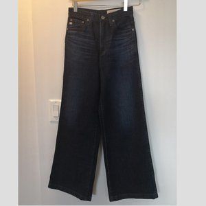 AG The Yvette High-rise Wide Leg Ankle Jeans